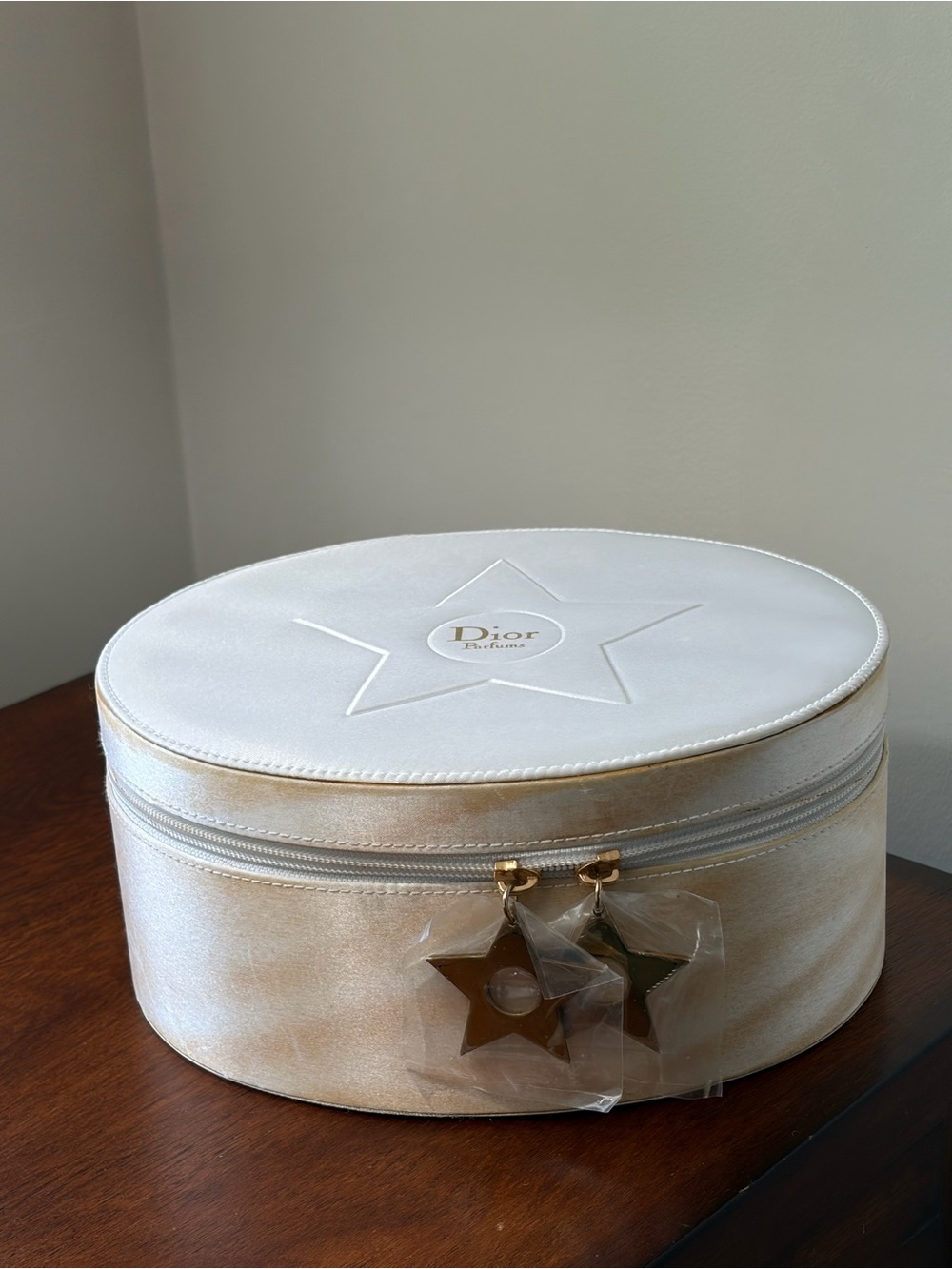 Vintage Christian Dior Oval Coffret Travel Case